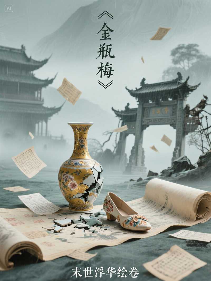 《金瓶梅》金瓶梅的末世浮华绘卷